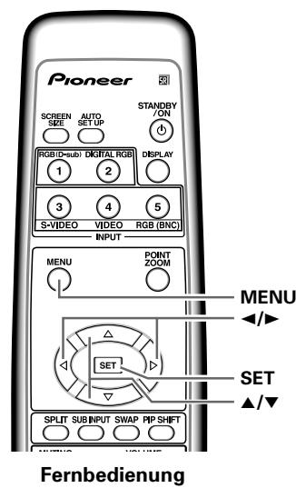 PIONEER PDA-5003 - Ändern der Farbtemperatur (FARB TEMP.) - 2