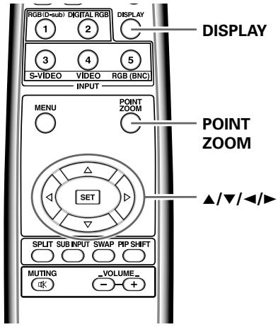 PIONEER PDA-5003 - Vergroßern eines Bildausschnits (POINT ZOOM) - 1