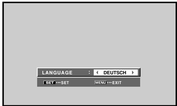 PIONEER PDA-5003 - Einstellen der Sprache der eingeblendenten Menüs - 7