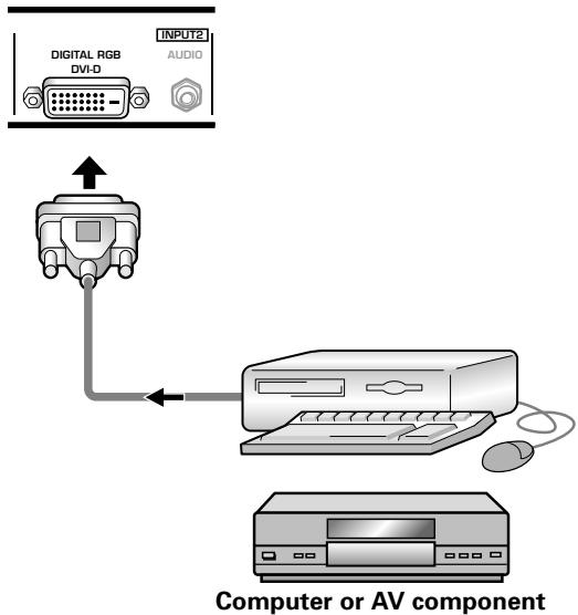 PIONEER PDA-5003 - Connection to INPUT2 - 1