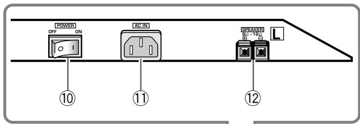 PIONEER PDA-5003 - Connection panel - 1