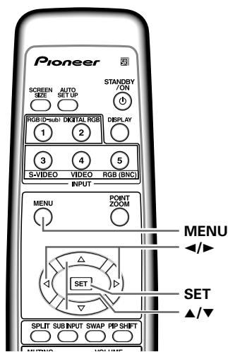 PIONEER PDA-5003 - Einstellen der Orbiter-Funktion (ORBITER) - 2