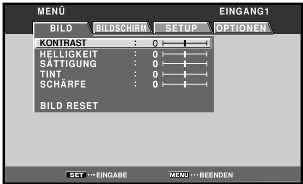 PIONEER PDA-5003 - Drücken Sie MENU, um die Menüanzeige aufzurufen. - 1