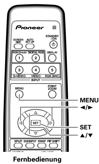 PIONEER PDA-5003 - Vermindern des Videorauschens (DNR) - 2