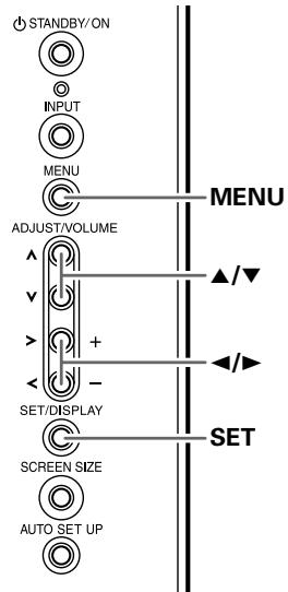 PIONEER PDA-5003 - Adjusting screen POSITION, CLOCK, and PHASE - 1