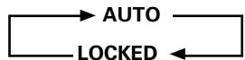 PIONEER PDA-5003 - Press the SET button to select [LOCKED]. - 2
