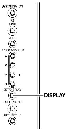 PIONEER PDA-5003 - Überprüfen der Anzeigeparameter - 1