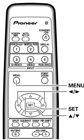 PIONEER PDA-5003 - Side mask position (MASK CONTROL) - 2