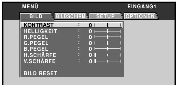 PIONEER PDA-5003 - Drücken Sie MENU, um die Menüanzeige aufzurufen. - 1