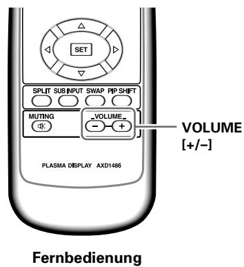 PIONEER PDA-5003 - Einstellen der Lautstärke - 2