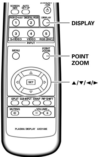 PIONEER PDA-5003 - Agrandissement partiel de l'image (point ZOOM) - 1