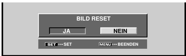 PIONEER PDA-5003 - Betätigen Sie in Schritt 2 des obigen Verfahrens / zur Wahl von [BILD RESET] und drücken Sie dann SET. - 1