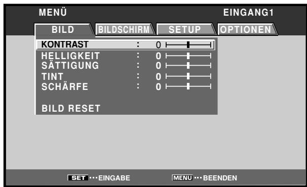 PIONEER PDA-5003 - Drücken Sie MENU, um die Menüanzeige aufzurufen. - 1