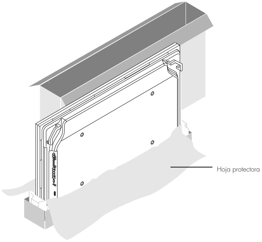 PIONEER PDK-1014 - Quite la envoltura del monitor de plasma. - 2