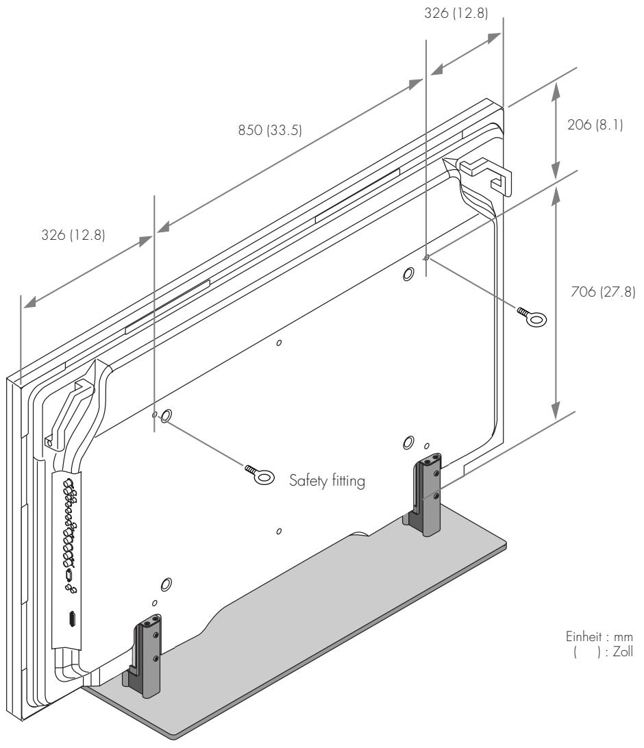 PIONEER PDK-1014 - Zusätzliche Verhinderungsmaßnahmen gegen Herunterfallen - 1