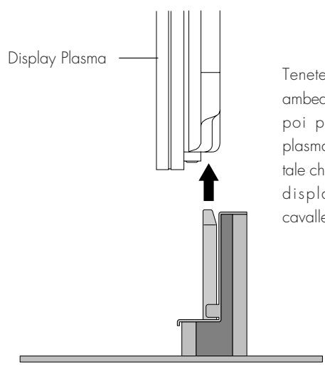 PIONEER PDK-1014 - Inserite il cavalletto nel display plasma - 1