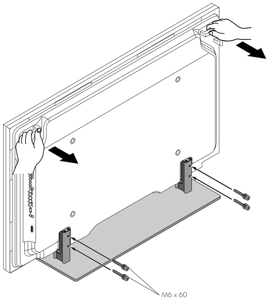 PIONEER PDK-1014 - Asegure el soporte al monitor de plasma. - 1