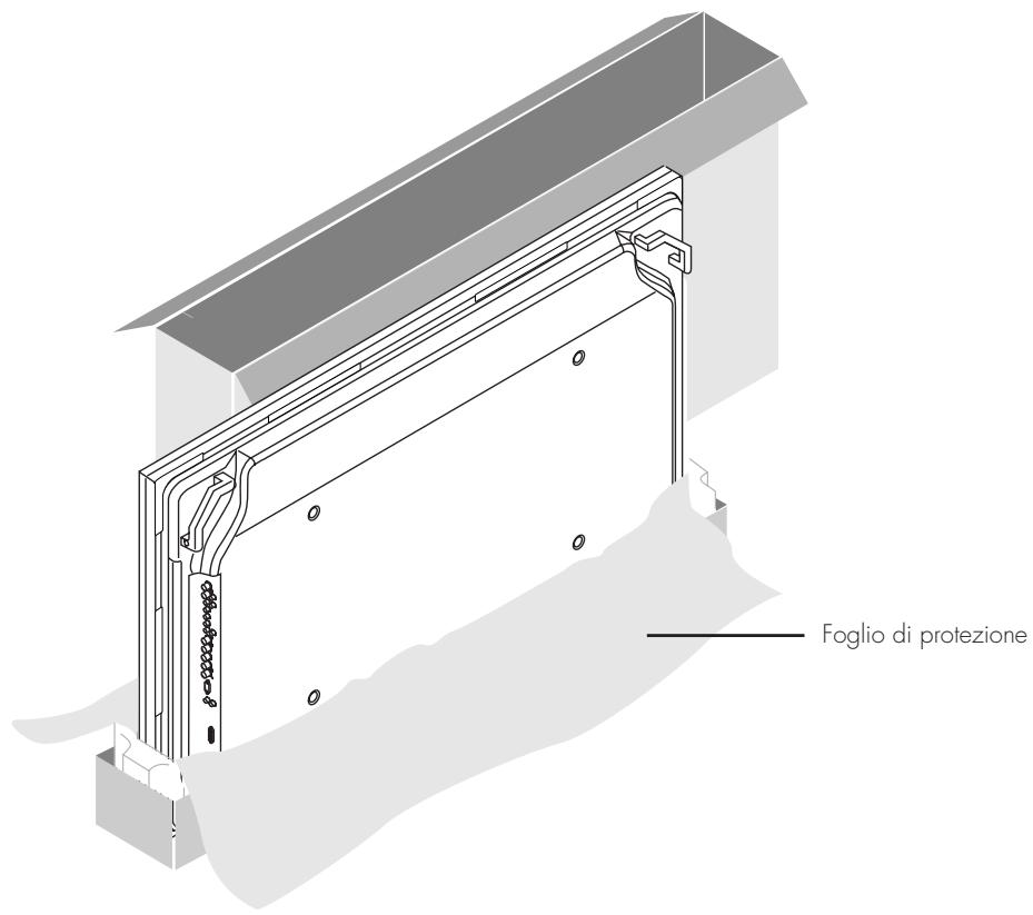 PIONEER PDK-1014 - Togliete l'imballaggio del display plasma - 2