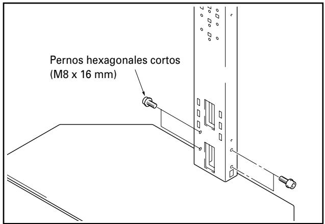 PIONEER PDK-FS02 - Utilice los pernos hexagonales cortos para fijar la columna de soporte central en su sitio (4 lugares). - 1