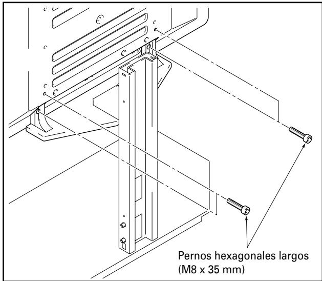 PIONEER PDK-FS02 - Utilice los pernos hexagonales largos para fijar la pantalla de plasma en las patas de apoyo (4 lugares). - 1