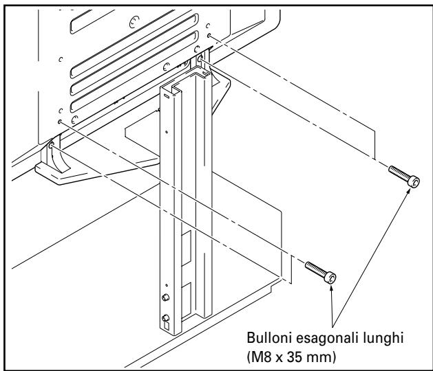 PIONEER PDK-FS02 - Usate i bulloni lunghi esagonali per fissare il display a plasma sulle gambe di sostegno (4 posizioni). - 1