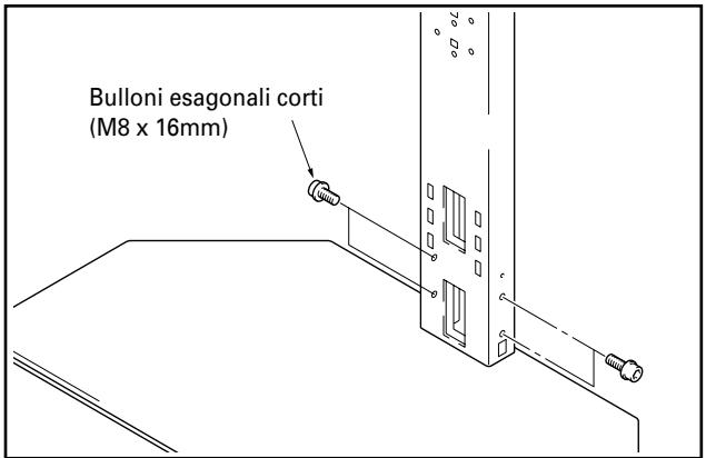 PIONEER PDK-FS02 - Usate i bulloni esagonali corti per fissare la colonna di sostegno centrale nella posizione corretta (4 posizioni). - 1