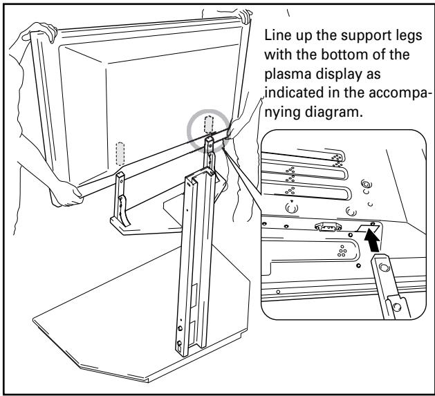 PIONEER PDK-FS02 - Attach plasma display to support legs. - 1