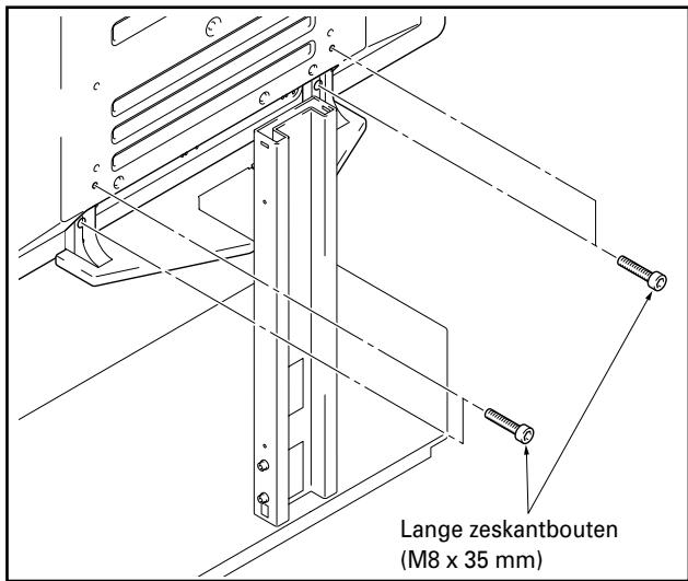 PIONEER PDK-FS02 - Gebruik de lange zeskantbouten om de plasma-display (op 4 plaatsen) aan de steunen te bevestigen. - 1