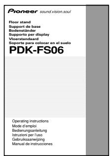 PIONEER PDK-FS06 - Lista de piezas y equipamento inclusidos - 14