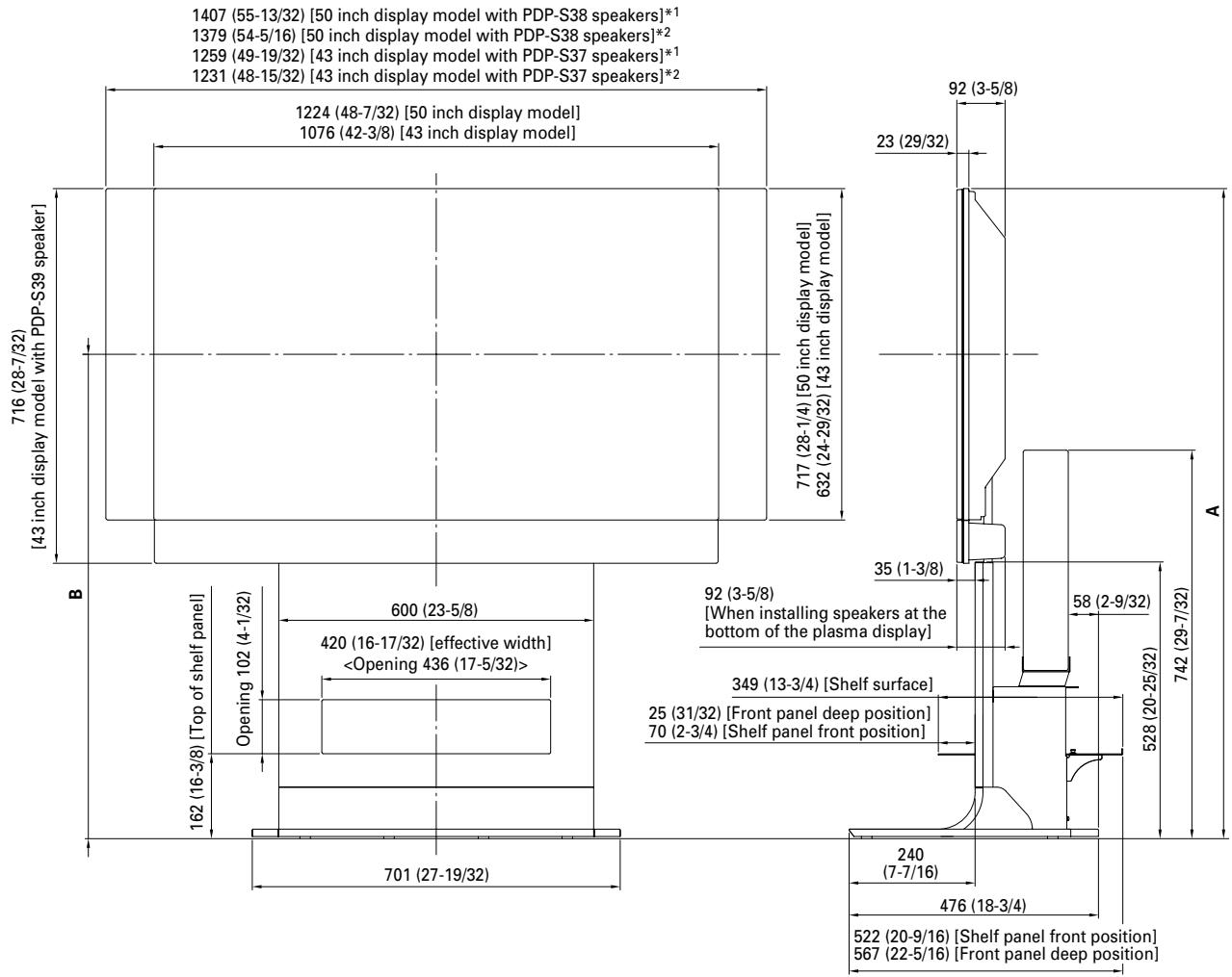 PIONEER PDK-FS06 - Dimensions diagram - 1