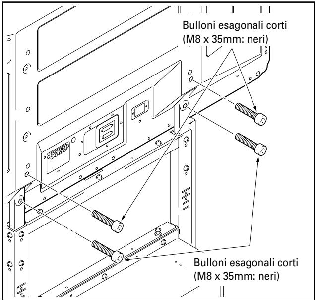 PIONEER PDK-FS06 - Utilizzate i bulloni esagonali lunghi per fissare il display a plasma alla colonna di sostegno (4 positizioni). - 1