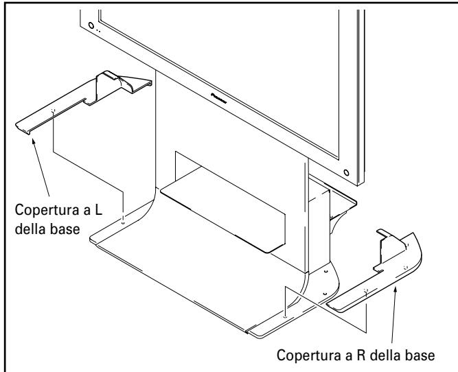 PIONEER PDK-FS06 - Installare le copertura della base a L, R, e la posteriore. - 1