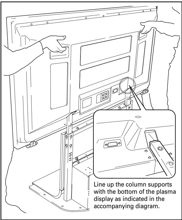 PIONEER PDK-FS06 - Attach plasma display to support column. - 1