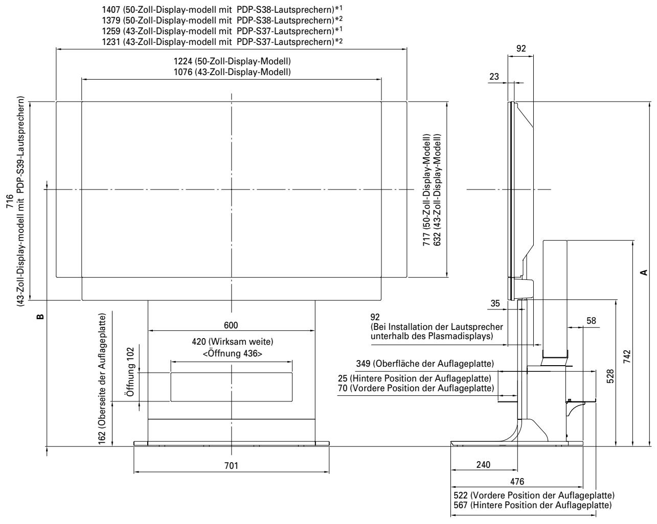 PIONEER PDK-FS06 - Abbildungen zu den Abmessungen - 1