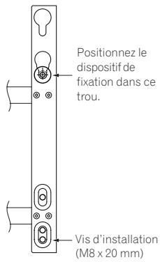 PIONEER PDK-LS01 - Soulevez le téléviseur plasma avec ses fixations et placez le tout sur le pied. - 1