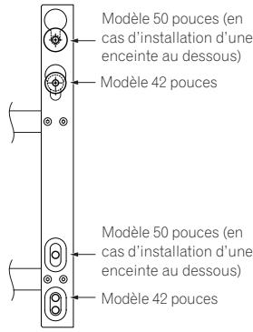 PIONEER PDK-LS01 - Soulevez le téléviseur plasma avec ses fixations et placez le tout sur le pied. - 3