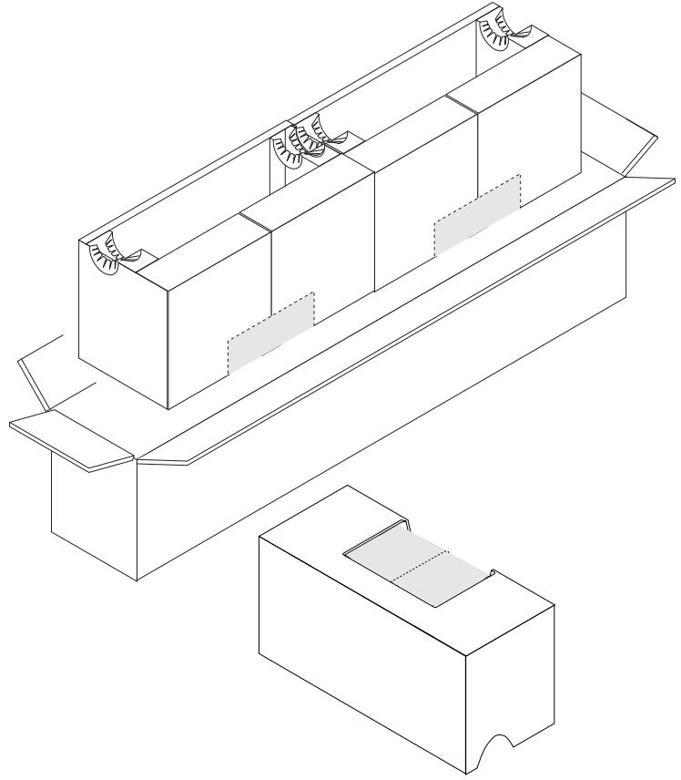 PIONEER PDK-TS06 - Open the package and take out the cardboard and accessories (screws and handling instructions). - 3