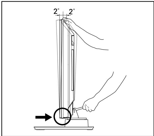 PIONEER PDK-TS12 - Impostare l'angolazione preferita. - 1