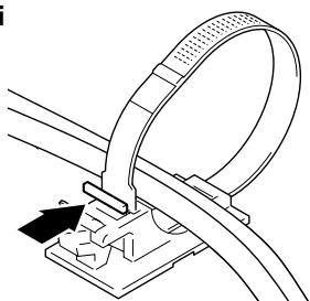 PIONEER PDK-TS12 - Uso dei legatori per cavo - 4