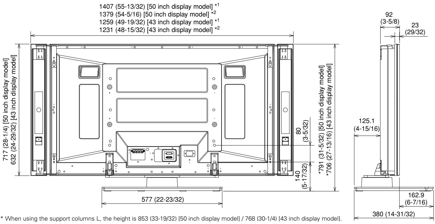 PIONEER PDK-TS12 - When installing the PDP-S38 or the PDP-S37 speakers - 1