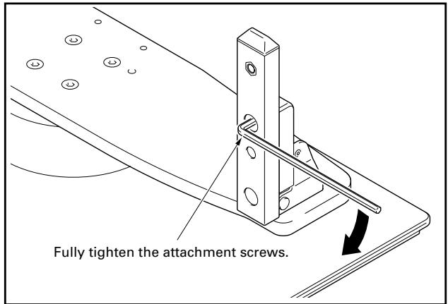 PIONEER PDK-TS12 - Fully tighten the Installation screws (4 locations on the left and right). - 1