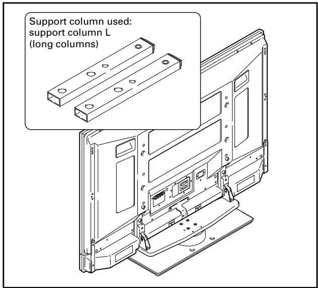 PIONEER PDK-TS12 - Select the support columns to attach (see "Support Columns Used / Not Used Table" on Page 13). - 2