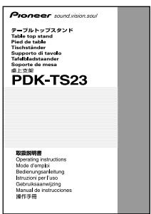 PIONEER PDK-TS23 - Vérification des pièces fournies - 8