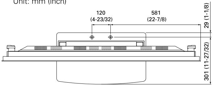 PIONEER PDK-TS23 - ◆ Position of screws - 1