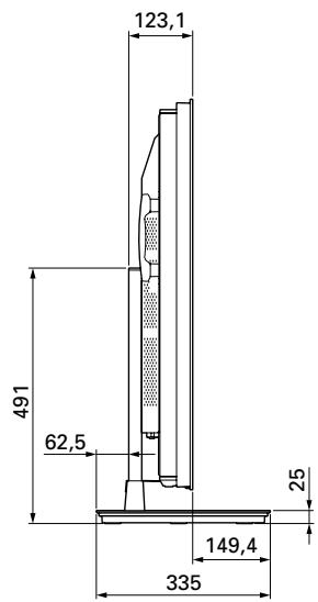 PIONEER PDK-TS23 - Diagrama de dimensiones - 2