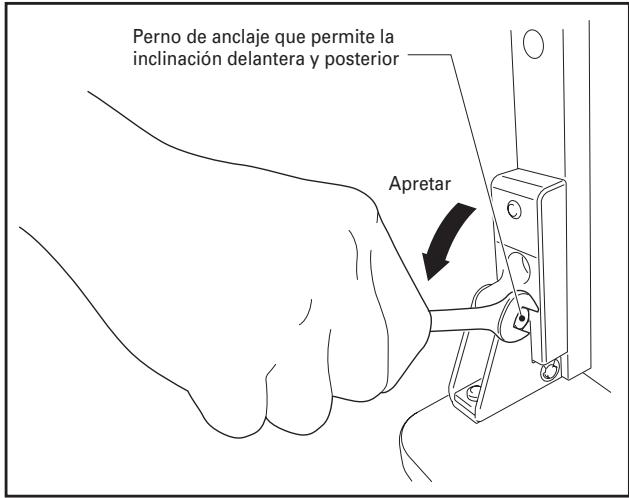 PIONEER PDK-TS25(B) - Apriete los pernos de anclaje que permiten la inclinación delantera y posterior (2 posiciones a la derecha e izquierda). - 1