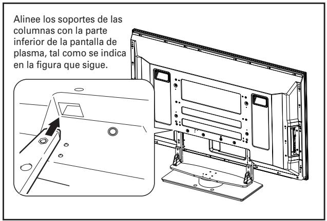 PIONEER PDK-TS25(B) - Montaje de la pantalla de plasma en el soporte. - 1