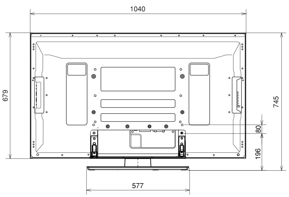 PIONEER PDK-TS25(B) - 50-Zoll-Display-Modell (außer Modelle mit Lautsprecher unten) - 3