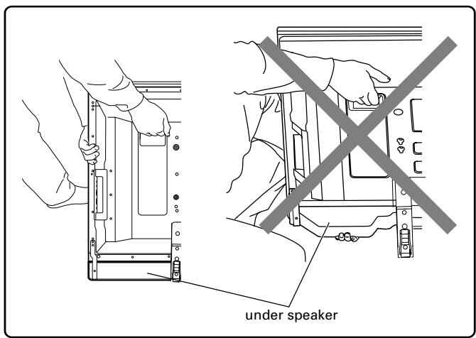 PIONEER PDK-TS25(B) - Precautions when installing in a TV table or other enclosure - 2