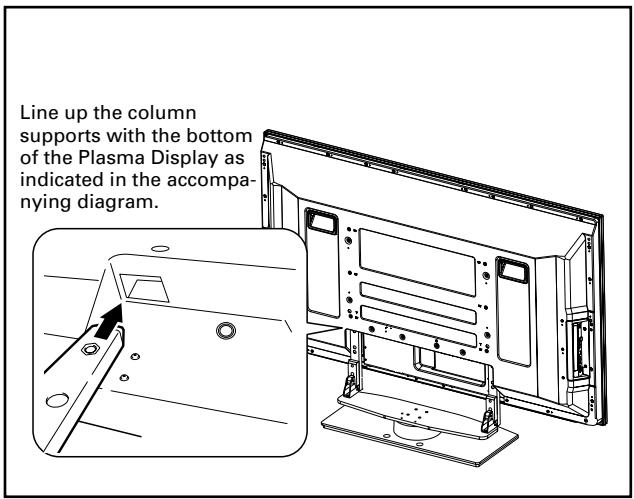 PIONEER PDK-TS25(B) - Attaching the Plasma Display to the stand. - 1